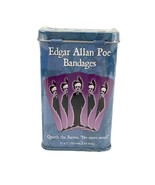 VTG Edgar Allan Poe Novelty Band Aids In A Tin Quoth the Raven &quot;No More ... - $23.18