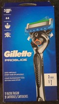 Gillette ProGlide Men&#39;s 1 Handle 2 Refills Cartridges - £11.60 GBP