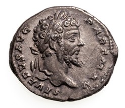 200-201 Ad Roman. Septimius Severus Ar Denarius Münze IN XF - $113.31