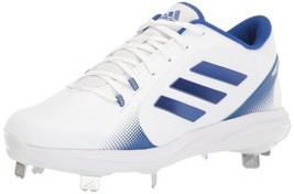 adidas Women&#39;s Purehustle 2 Baseball Shoe, White/Team Royal Blue/Solar Blue, 8 - £66.52 GBP