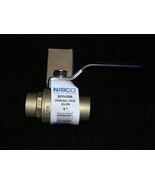 Nibco SFP600A Full Port Brass Ball Valve Solder Ends 1 Inch.  NEW! - $28.17 CAD