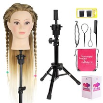 Neverland Beauty Mannequin Head with Hair with Tripod Stand Set 26 Inch  - $48.99