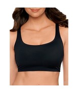 Avia Women&#39;s Rich Black Cross Back Bikini Top Swimsuit Size S(4-6) - $307.00 MXN