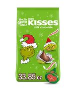 HERSHEY&#39;S KISSES Grinch Milk Chocolate Christmas Candy 33.85 oz (SAME DA... - $782.74 MXN