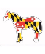 Maryland Standing Horse Sticker NEW Fast Free Ship - £10.42 GBP