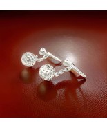 Tiffany &amp; Co Estate Golf Ball Cufflinks Sterling Silver 15.39 Grams TIF777 - €295,78 EUR