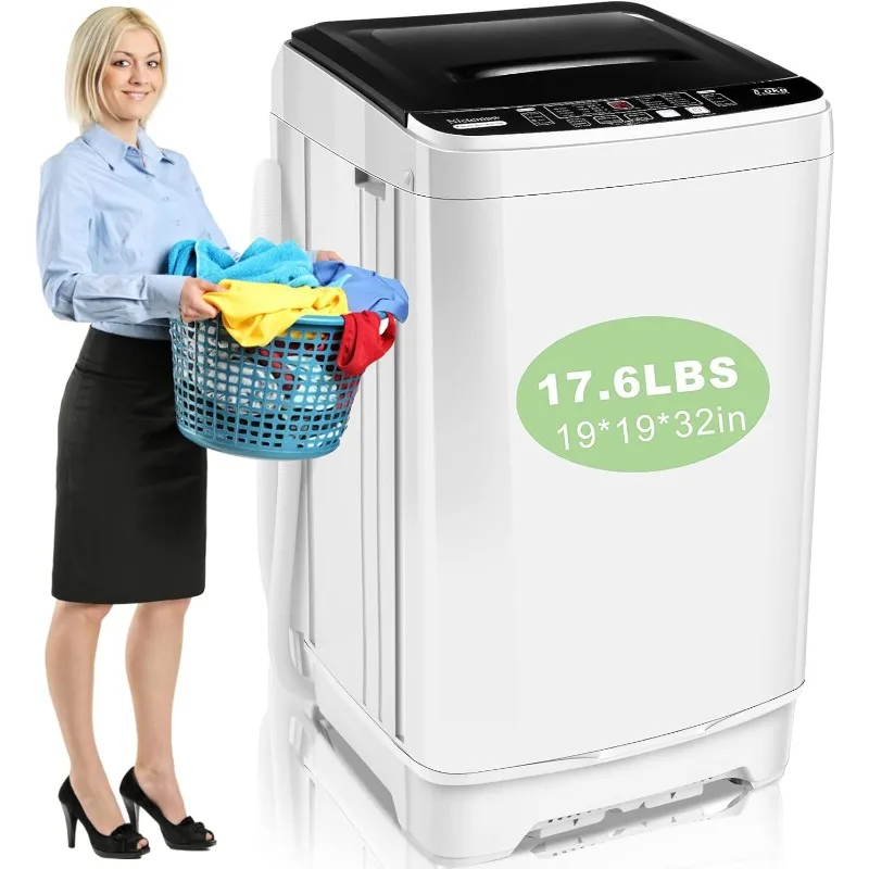 Nictemaw Portable Washing Machine, 17.6Lbs Capacity Portable Washer with... - $338.38
