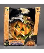 Vtg 12” Fiber Optic Pumpkin Scarecrow Color Changing Halloween Jack-O’-L... - $608.69 MXN