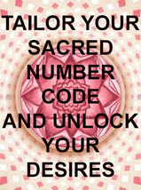 ALBINA WILL TAILOR SACRED NUMBER CODE TO UNLOCK YOUR DESIRES MAGICK RING PENDANT image 2