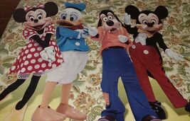 Vintage Disney 1990s Cardboard Cardboard Cutout Mickey Minnie Mouse Goof... - €213,11 EUR