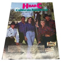H Bar C Ranchwear Clothing Vintage Print Ad 1993 California Ranchwear - £7.94 GBP