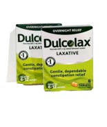 Dulcolax Pack Of 2 Stimulant Laxative Tablets Overnight Relief 6ct - $11.87