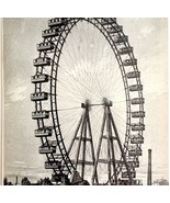 Paris France The Big Ferris Wheel 1910s WW1 Era Postcard Grand Roue PCBG12A - $371.27 MXN