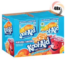 Full Box 48x Packets Kool-Aid Mandarina-Tangerine Flavor Soft Drink Mix ... - $26.21