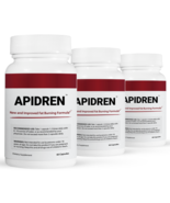 3 Pack Apidren, formula to help you burn fat-60 Capsules x3 - $1,837.40 MXN