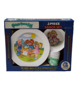 VINTAGE CABBAGE PATCH KIDS 3 PIECE SNACK SET PLATE BOWL + CUP NEW IN BOX - £22.41 GBP