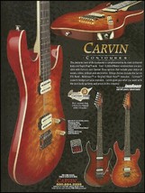 Carvin C66 Custom Shop Contour 66 electric guitar ad 8 x 11 advertisement print - £3.37 GBP