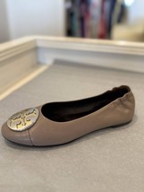 Tory Burch women claire cap toe ballet Dark Elk - $228.00