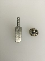 Cricket Bat  Pewter Lapel Pin Badge Handmade In UK - $7.50