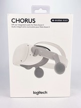 Logitech Chorus VR Off Ear Integrated Audio for Meta Quest 2 White New - £34.57 GBP