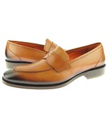 Lorens &quot;Alvaro&quot; Penny Loafer, Men&#39;s Dress Slip-on Leather Shoes, Tan - £211.09 GBP