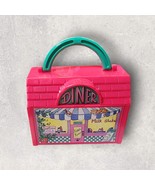 Vtg 1995 Mini Pound Puppies Diner Playset 90&#39;s Kids Pink Blue Green Purple - $19.05 CAD