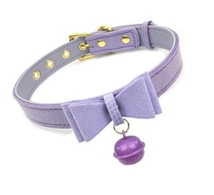 Women Collar Choker Necklace with Bell Cute Bow Cat - $951.94 MXN