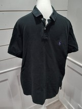 Polo Ralph Lauren Men Size XL Black Short Sleeve Polo Shirt - £6.31 GBP