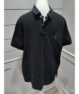 Polo Ralph Lauren Men Size XL Black Short Sleeve Polo Shirt - £6.27 GBP