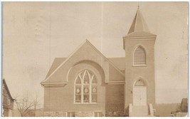 Cartolina RPPC St.John&#39;s Reformed Chiesa Sharpsburg Pennsylvania - £60.37 GBP