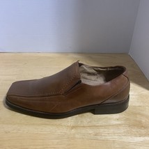 Stacy Adams Loafers Men&#39;s 7M Brown Leather Slip On Dress Shoe - $408.40 MXN