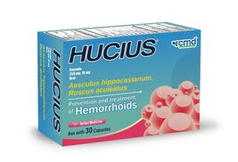 HUCIUS Horse Chestnut &amp; Butcher's Broom Herbal Supplement Capsules, 30 C... - $32.34