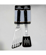 2 Pack Craft Kitchen Classic Collection Flex &amp; Slotted Turner Black Handle - $35.65 CAD