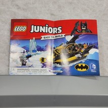 Lego 10747 Juniors Batman vs Mr Freeze Instruction Manual Only - $4.97