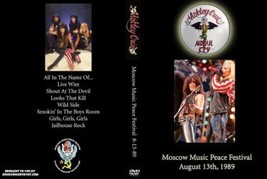 Motley Crue Live in Moscow on 8/13/89 All area rare proshot DVD  - £15.98 GBP