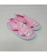 tombik Toddler Sandals Sz 7 Girls Pink Unicorn - £9.44 GBP