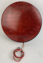 12" General Electric GE RED LED Traffic Light Signal Lens 120V Model  DR6 - $46.52