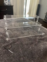 Acrylic Display Risers,Clear Shelf 3 Tier Cupcake Display (12x8x6Inch) - $16.63
