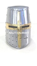 NauticalMart Medieval Templar Knight Crusader Armor Helmet Re-enactment - £159.07 GBP