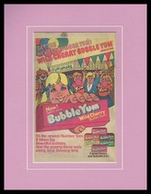 1980 Wild Cherry Bubble Yum Gum Framed 11x14 ORIGINAL Vintage Advertisement - $34.64
