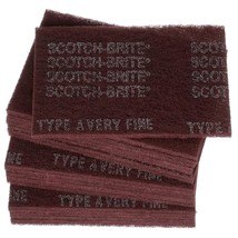 Scotch-Brite Maroon General Purpose Hand Pad, 20 Pack, 3M 07447. - £31.83 GBP