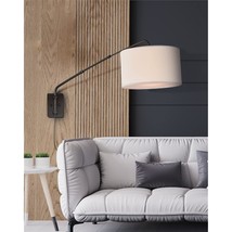 Adjustable Sconce, Wall Mount Light With Telescopic Swing Arm, Matte Black Finis - £108.88 GBP