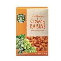 SOUTHERN GROVE Golden Raisins,15 oz - $10.99