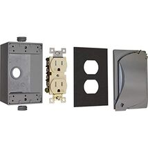 Sigma Engineered Solutions, Gray Sigma Electric 16446 TRWR Duplex Recept... - $35.97 CAD