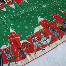 Vintage 18th-19th cent. themed French Linen Christmas Runner Tablecloth NEW - £33.81 GBP
