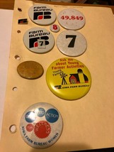 VTG LOT OF IOWA FARM BUREAU PINS &amp; BUTTONS 1 from 1933  - £22.43 GBP