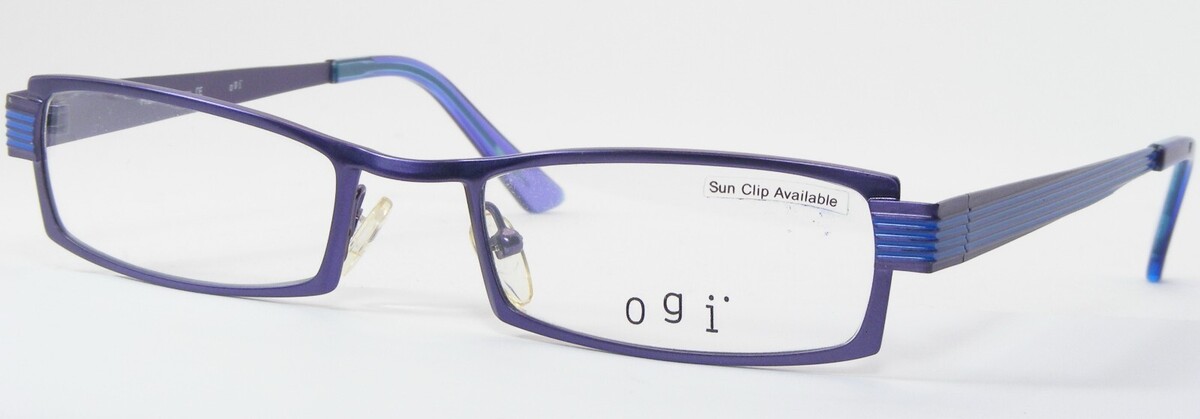 OGI 9050 2008 Violet/Bleu Lunettes Monture 49-19-140mm Allemagne (Notes) - $56.32