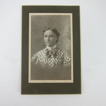 Cabinet Card Photograph Young Woman Susanna Esther Niswonger Ohio Antique 1890s - £15.65 GBP