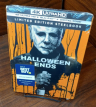 Halloween Ends Steelbook Limited Edition (4K UHD+Blu-ray+Digital) NEW-Free S&amp;H - £46.18 GBP