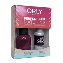 Orly Black Cherry Perfect Pair Matching Lacquer Plus Gelfx Duo Kit, 2 Count - £13.22 GBP